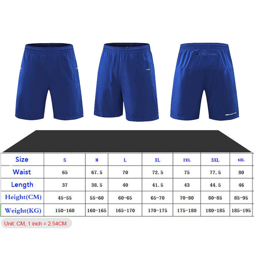 Load image into Gallery viewer, Men Summer Running Shorts Fitness Shorts Quick Dry Mens Gym Shorts Sport gyms Tennis Basketball SoccerShort Pants Back pocket
