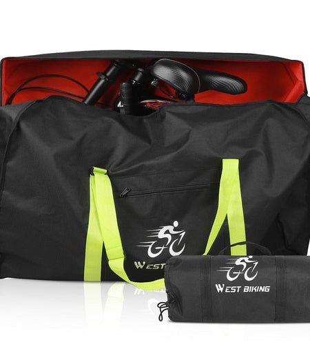 Bike Cover Storage Bag Fit for 14/16/20/26/27.5 inches 700C Folding Bike Portable Thicken Travel Carry Loading Bags