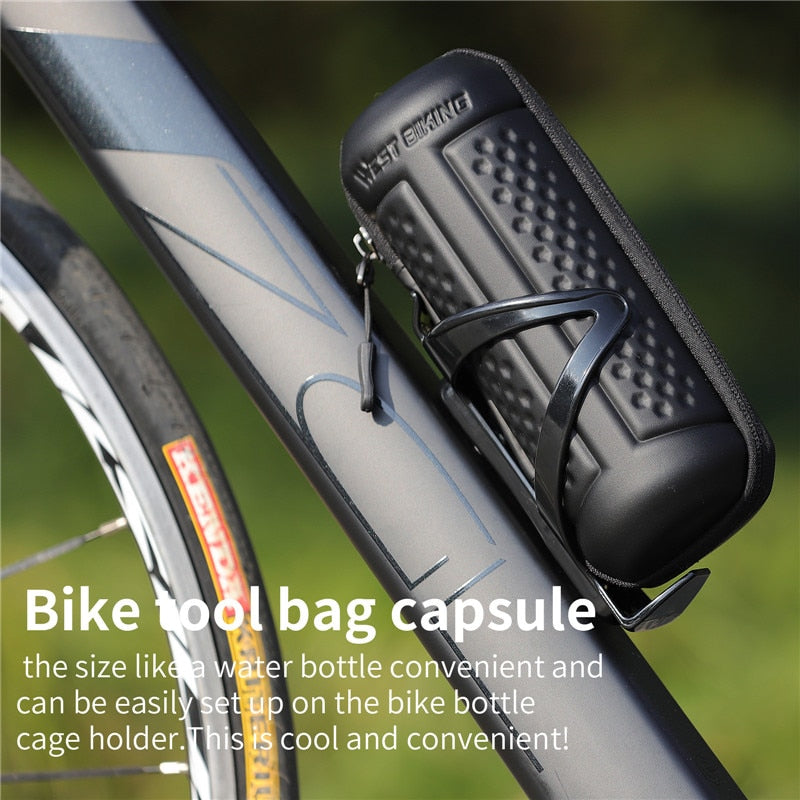 Portable Bicycle Repair Tool Kit Storage Bag Bike Pump Tire Tyre Lever Bottle Cage Cycling Repair Tools Kits Set