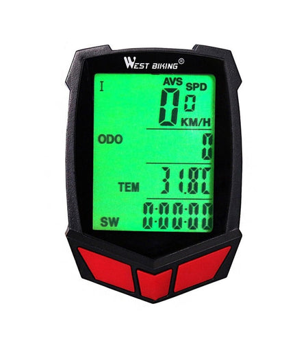 Wireless Bike Computer 20 Functions Speedometer Odometer Cycling Wired Wireless+ MTB Bike Stopwatch Bicycle Computer