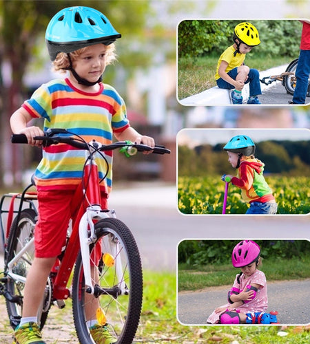 Kids Bicycle Helmet Ultralight EPS Children's Protective Gear Girls Boys Cycling Riding Sports Safety Cap Helmet