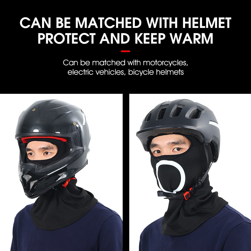 Warm Winter Cycling Cap Motorcycle Men Women Outdoor Sport Scarf Balaclava Neck Warmer Ski Bicycle Running Cap Hat