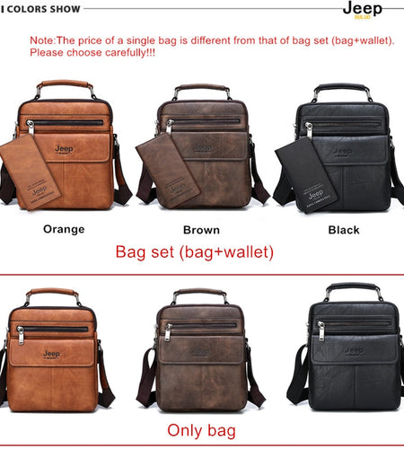Brand Men's Crossbody Shoulder Bags High quality Tote Fashion Business Man Messenger Bag Big Size Split Leather Bags
