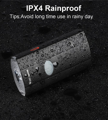 Bike Light With GoPro Mount Holder For Garmin Bryton Computer USB Rechargeable Waterproof 300LM Bicycle Flashlight