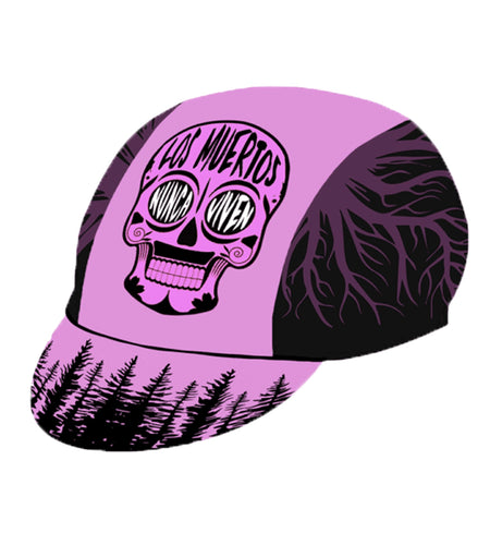 Classic Black Forest Skull Cycling Caps Polyester Pink Quick-Drying Team Bike Hats Unisex Bicycle Summer Balaclava