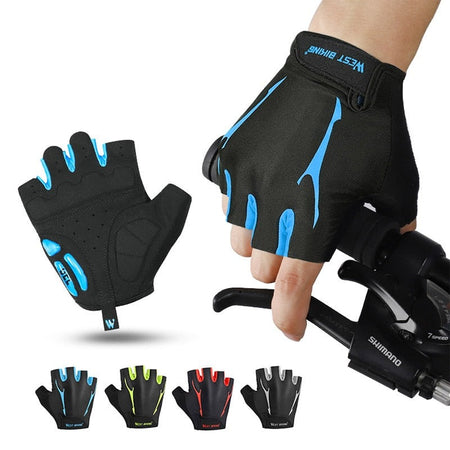 Half Finger Cycling Gloves Anti Slip Breathable MTB Road Bicycle Gloves Men Women Outdoor Sports Bike Cycling Gloves