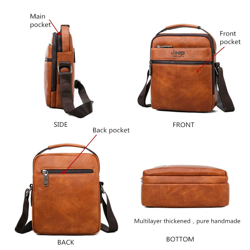 Men's Leisure Single-shoulder Bag Fashion Crossbody Bag Multi-functional Business & Leisure Bags The Best Gifts For Men