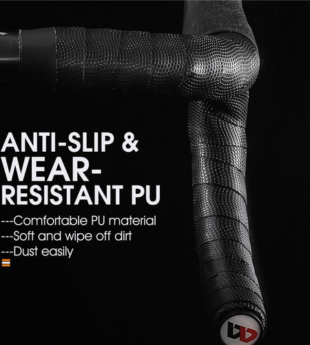 Soft Bike Handlebar Tape EVA Shock Absorption Bicycle Handlebar Tape Anti-slip Cycling Wrap End Plug Accessories
