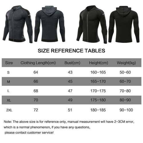 Load image into Gallery viewer, Gym Men&#39;s Running Hoodies Male Fitness Sport Jacket Workout Coat Sportswear Jogging Hooded Shirt Outdoor Sweatshirt
