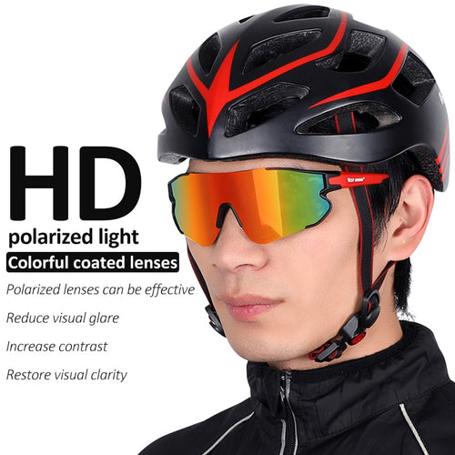 Load image into Gallery viewer, Polarized Cycling Glasses Outdoor Sport Sunglasses MTB Mountain Bicycle Eyewear UV400 Protection Cycling Goggles
