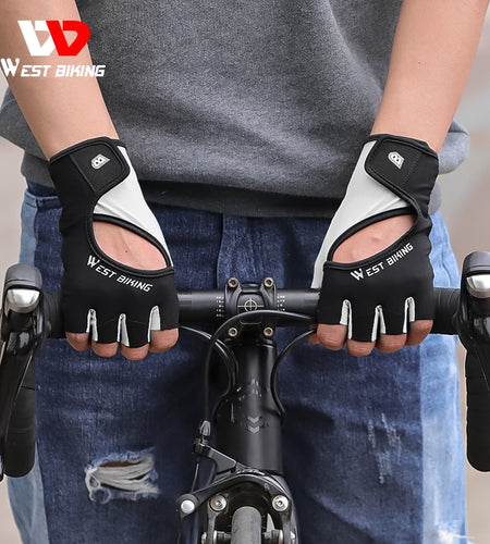 Half Finger Cycling Gloves Summer Breathable Anti Slip Sport Bicycle Gloves Women Men MTB Road Bike Fitness Gloves