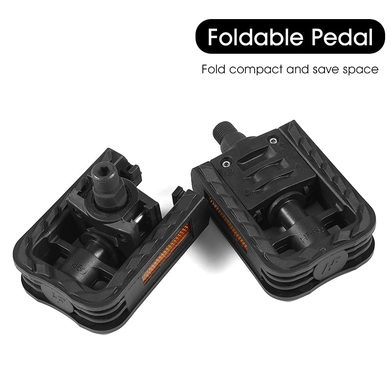 1 Pair High Quality Portable MTB Bike Bicycle Pedals Plastic Road Bike Double DU Pedals Cycling Mountain Bike Parts
