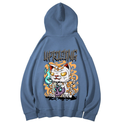 Load image into Gallery viewer, Hoodies, Sweatshirts Black Cat Satanic Fashion Punk Rock men Clothing Gothic Goth Oversized Ladies Satan Tops streetwea
