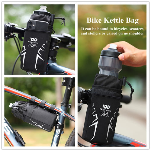 Load image into Gallery viewer, Bicycle Bag Insulated Water Bottle Container Drawstring Kettle Cup Holder Cycling Reflective Portable Bicycle Bag
