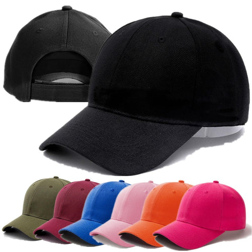 Load image into Gallery viewer, 1 Pcs Unisex Cap Casual Plain Acrylic Baseball Cap Adjustable Snapback Hats For Women Men Hip Hop Cap Street Dad Hat Wholesale

