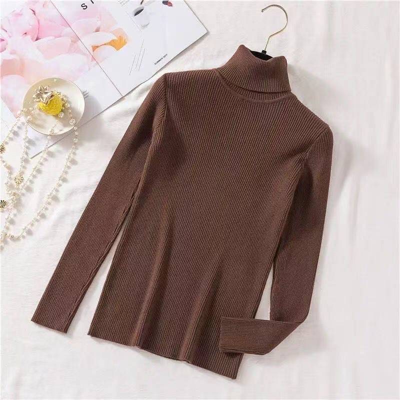 Pullovers Women Turtleneck Sweaters Fashion Spring Long Sleeve Female Jumper Autumn Korean Basic Top Soft Knitted Sweater