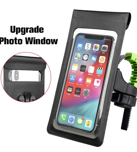 Cycling Bag Waterproof Bicycle Mount Holder Case Touch Screen MTB Road Bike Handlebar Bag For Phone Bike Accessories