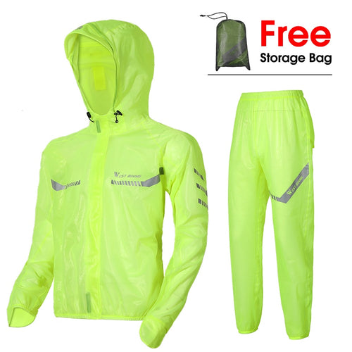 Load image into Gallery viewer, Waterproof Cycling Raincoat Men Women Reflective Cycling Jersey Electric Bicycle MTB Road Bike Jacket Sport Clothing

