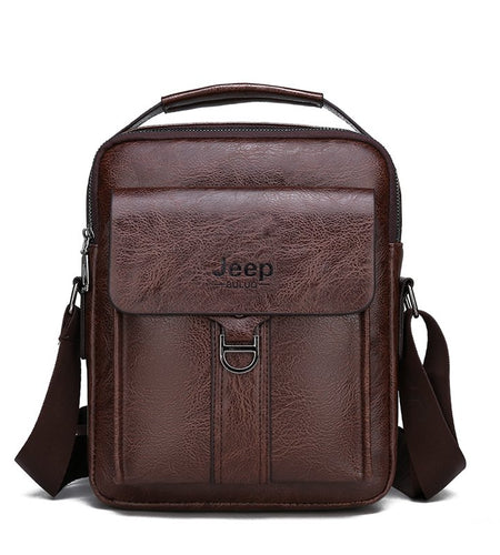 Fashion Men's Handbag Shoulder Bags Vintage Trends PU Leather Retro Messenger Bag Casual Male Crossbody Shoulder Bag