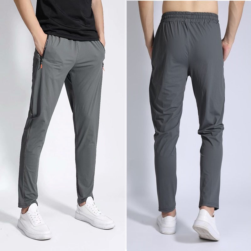 Mens Joggers Casual Pants Fitness Men Sportswear Tracksuit Bottoms Skinny Sweatpants Trousers Black Gyms Jogger Track Pants