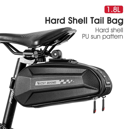 Load image into Gallery viewer, Bike Bag MTB Road Bike Saddle Bag Tools Pannier Waterproof Reflective Front Frame Phone Bag Cycling Accessories

