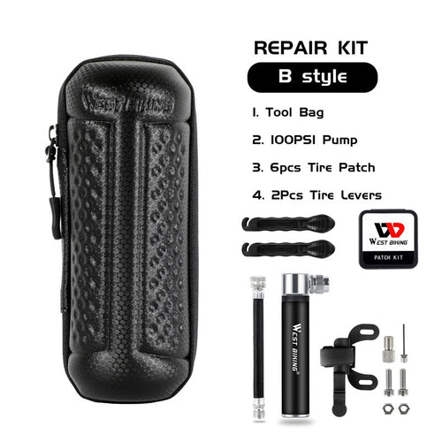 Load image into Gallery viewer, Portable Bicycle Repair Tool Kit Storage Bag Bike Pump Tire Tyre Lever Bottle Cage Cycling Repair Tools Kits Set
