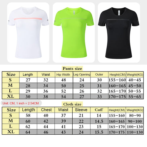 Load image into Gallery viewer, Women&#39;s Sportswear Yoga Sets Jogging Clothes Gym Workout Fitness Training Sports T-Shirts+Pants Loose Workout Bandage Tee

