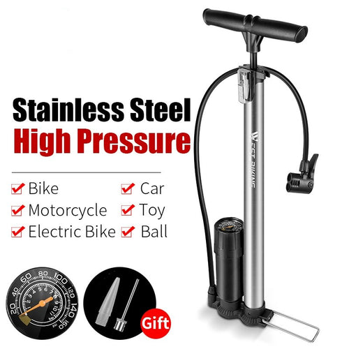 Load image into Gallery viewer, 160PSI Bike Floor Pump High Pressure Gauge Air Inflator Cycling Accessories Presta Schrader MTB Road Bicycle Pump
