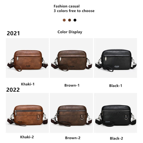 Load image into Gallery viewer, Casual Letter Crossbody Bags for Men PU Shoulder Bag Small Men&#39;s Bolsas Fashion Messenger Bag for 9.7&quot; iPad
