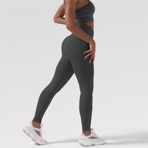 Load image into Gallery viewer, Seamless Legging Yoga Pants Sports Clothing Solid High Waist Full Length Workout Leggings for Fitness Yoga Leggings A007
