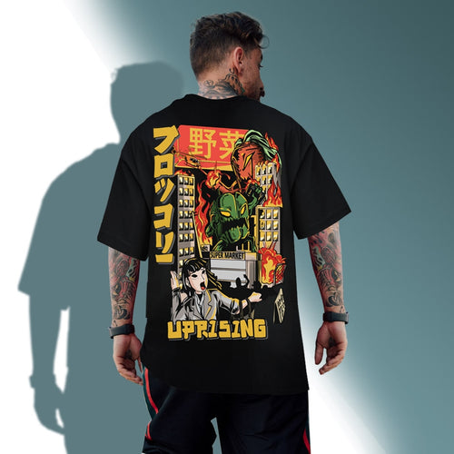 Load image into Gallery viewer, Men Hip Hop T Shirt Japanese Harajuku Cartoon Monster T-Shirt Streetwear Summer Tops Tees Cotton Tshirt Oversized HipHop
