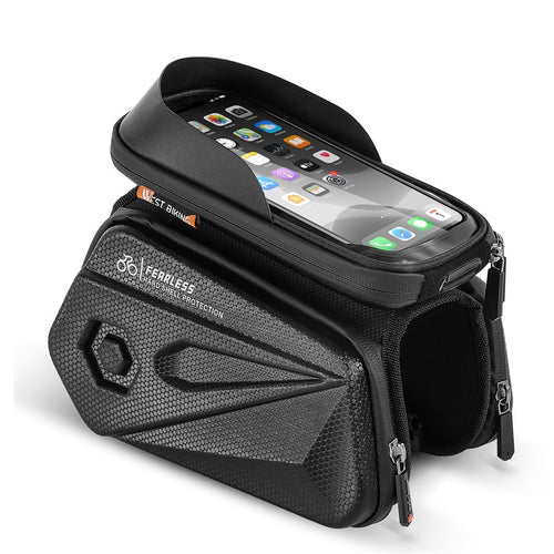 Load image into Gallery viewer, High-quality Bicycle Bag Waterproof 6.5 inch Touch Screen Phone Bag Case MTB Road Bike Cycling Top Tube Frame Bag
