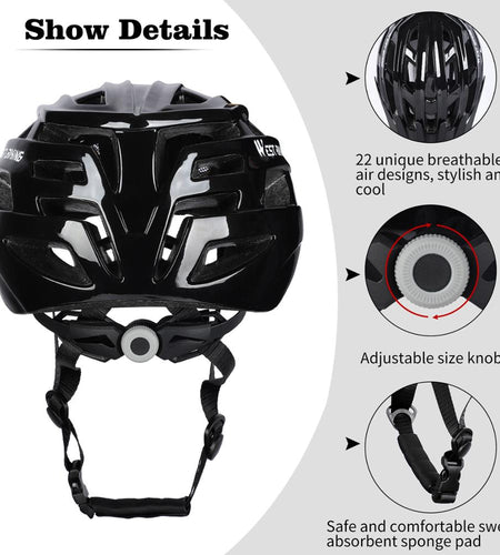 Cycling Helmet Ultralight Adjustable Safety Cap MTB Mountain Road Bicycle Electric Bike MTB Men Women Helmet