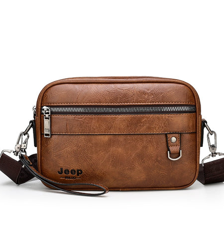 Casual Letter Crossbody Bags for Men PU Shoulder Bag Small Men's Bolsas Fashion Messenger Bag for 9.7" iPad