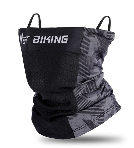 Summer Cycling Sport Scarf Ice Silk Anti-UV MTB Road Bike Headwear High Elastic Breathable Dustproof Running Bandana