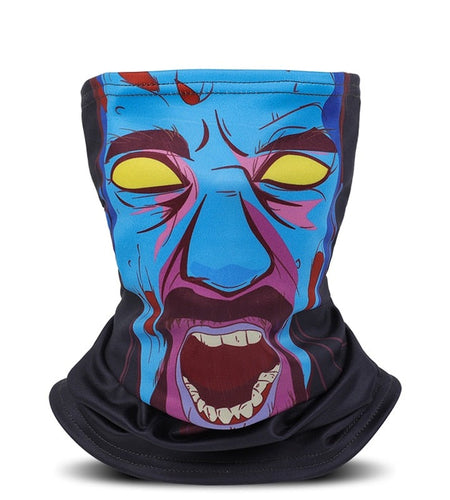 Brand New 3D Printed Sport Scarf Winter Thermal Neck Gaiter Magic Party Balaclava Men Women Cycling Fishing Headwear
