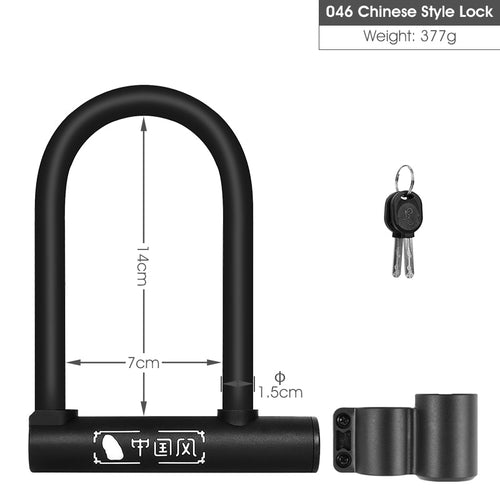 Load image into Gallery viewer, Bicycle U Lock MTB Road Bike Padlock 2 Keys Anti-theft Safety Motorcycle Scooter Cycling Lock Bicycle Accessories
