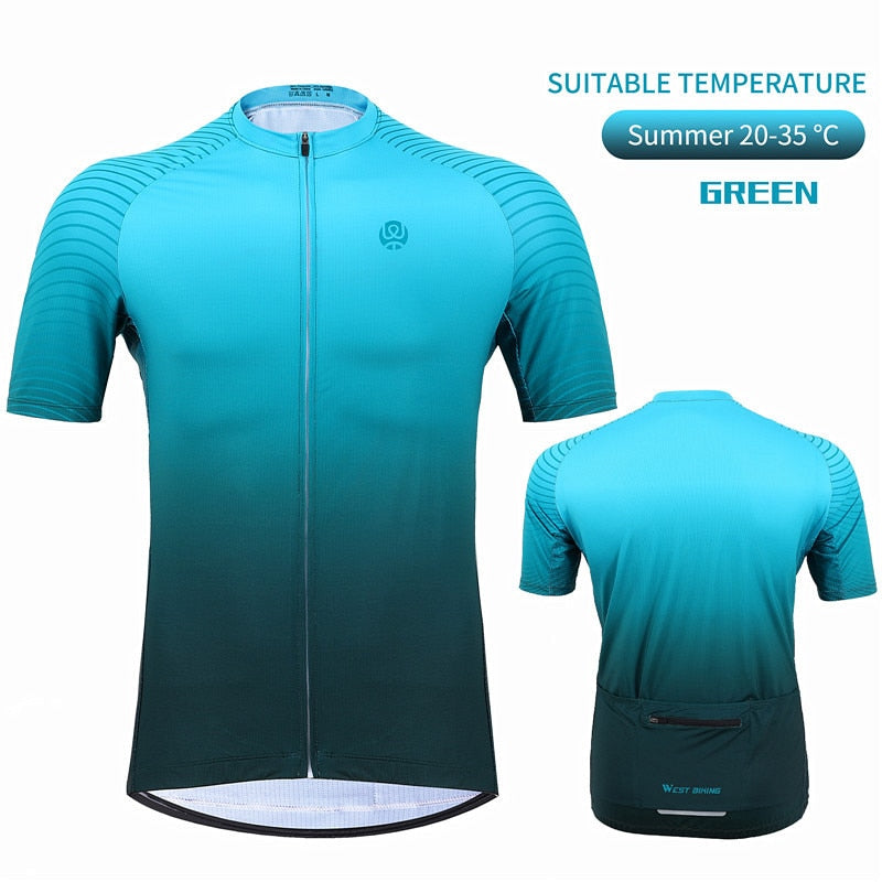 Pro Cycling Jersey Summer Short Sleeve Sport Top Shirt Cool Quick Dry MTB Road Bike Team Jersey Men Cycling Clothing