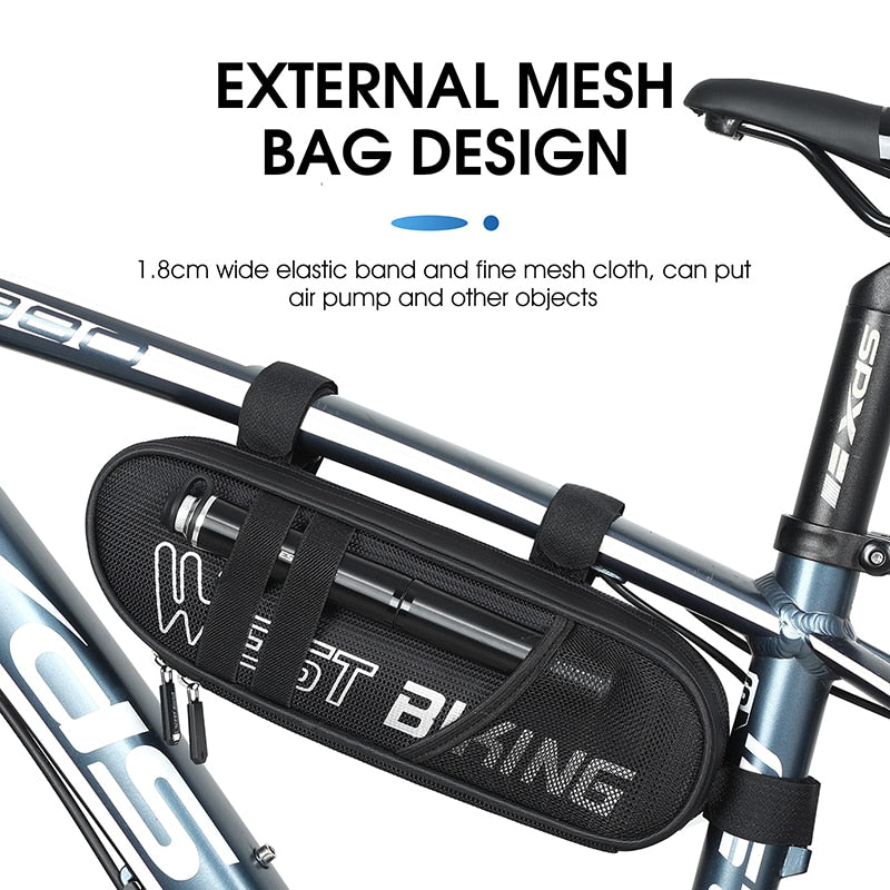 Bicycle Bag Front Tube Frame Cycling Triangle Bag Large Capacity MTB Road Bike Tools Pannier Bicycle Bag Accessories