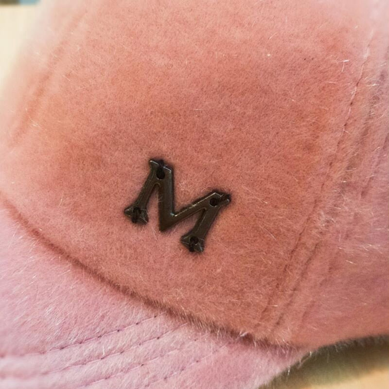 Letter M Baseball Cap retro outdoor sports caps women bone gorras curved fitted washed vintage dad hats