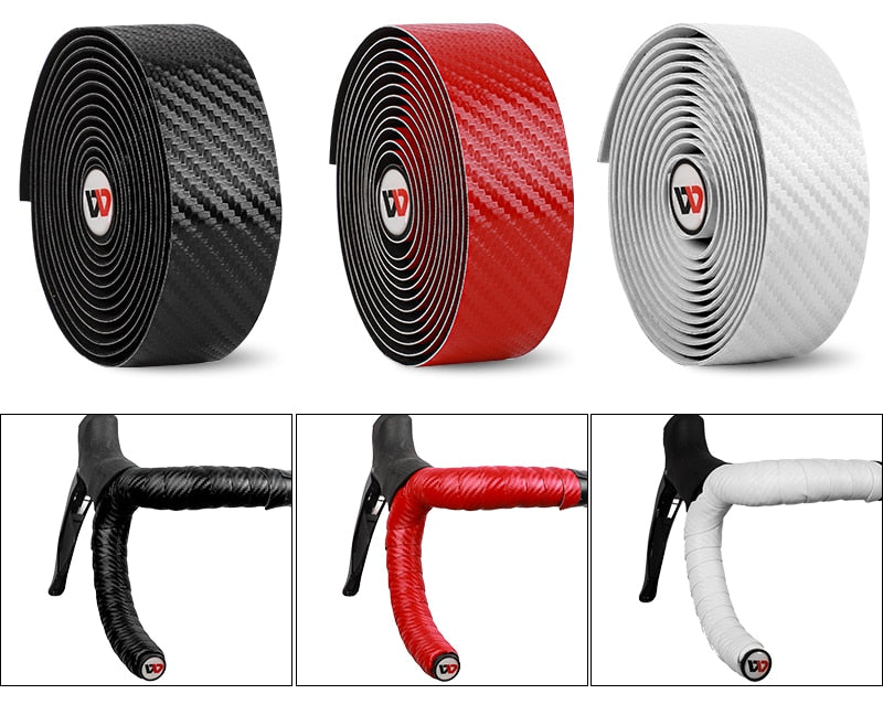 Bike Handlebar Tape EVA PU Road Bicycle Handlebar Tape Anti-slip Shock Absorption Cycling Wrap End Plug Accessories