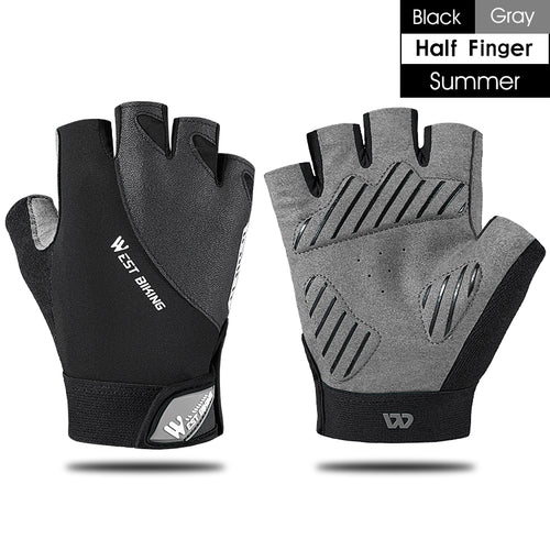 Load image into Gallery viewer, Summer Cycling Gloves Breathable Anti Slip Half Finger Sport Gloves MTB Road Bicycle Gym Fitness Men Women Gloves
