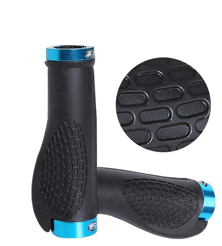 Cycling Grips Ergonomic Rubber Aluminum Road Mountain Bikes Handlebar Grips Anti-skid Bike Accessories Bicycle Grips