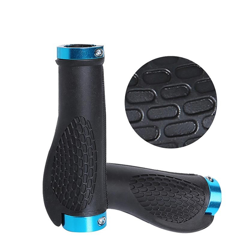 Cycling Grips Ergonomic Rubber Aluminum Road Mountain Bikes Handlebar Grips Anti-skid Bike Accessories Bicycle Grips