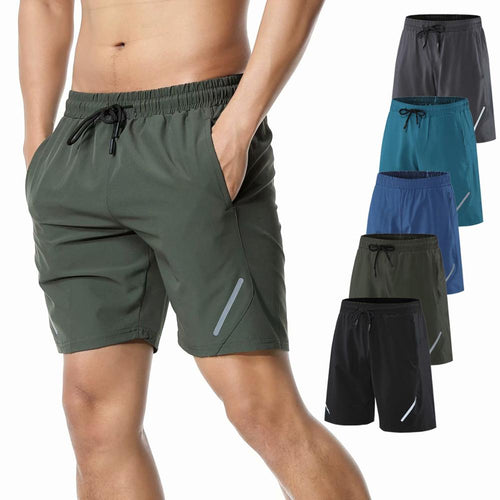 Load image into Gallery viewer, Mens Running Shorts Gym Sportswear Fitness Workout Scanties Pants for Male Sport Tennis Basketball Soccer Training Knickers
