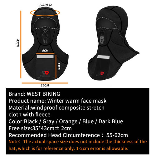 Load image into Gallery viewer, Winter Fleece Cycling Cap Warm Balaclava Tactical Soldier Hood Outdoor Sport Neck Warmer Ski Motorcycle Bicycle Hat
