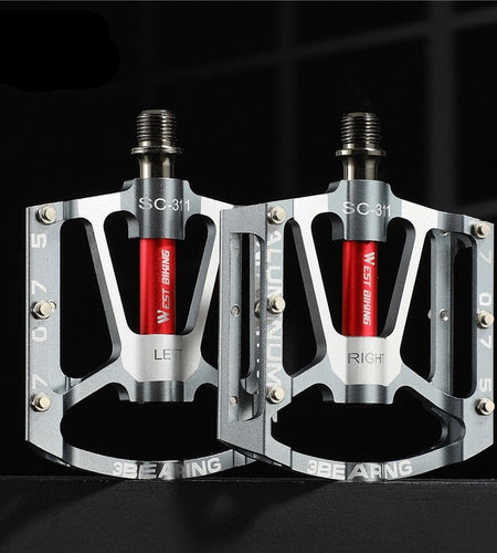 3 Bearings Bicycle Pedals CNC Alloy Ultralight MTB Road Bike Part Anti-slip Flat BMX Pedals Cycling Accessories