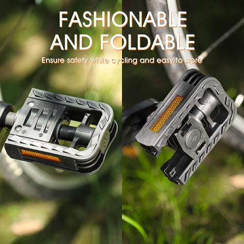 Load image into Gallery viewer, Foldable Bicycle Pedals MTB Road Mountain Bike Nylon Folding Pedal Universal Non-slip Cycling Accessories Parts
