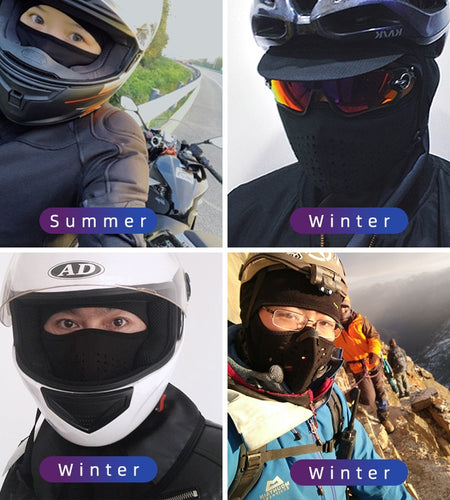 Winter Cycling Mask Fleece Thermal Keep Warm Windproof Cycling Face Mask Balaclava Ski Mask Fishing Skiing Hat Headwear