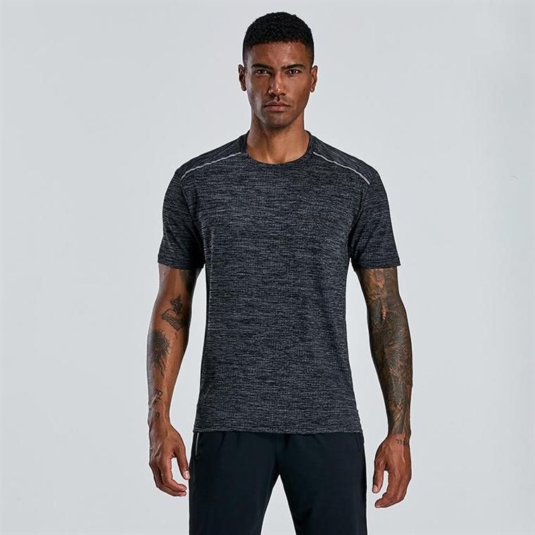 Quick Dry light Breathable T-shirt O-neck Short Sleeved Comfortable Sports Shirt Gym Exercise Fishing Running Shirt for man